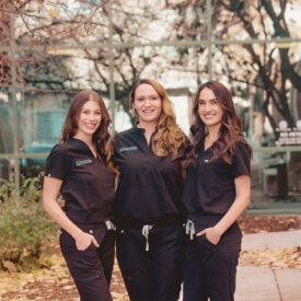Dr. Christine Rodgers Denver Plastic Surgery staff pose for photo blog